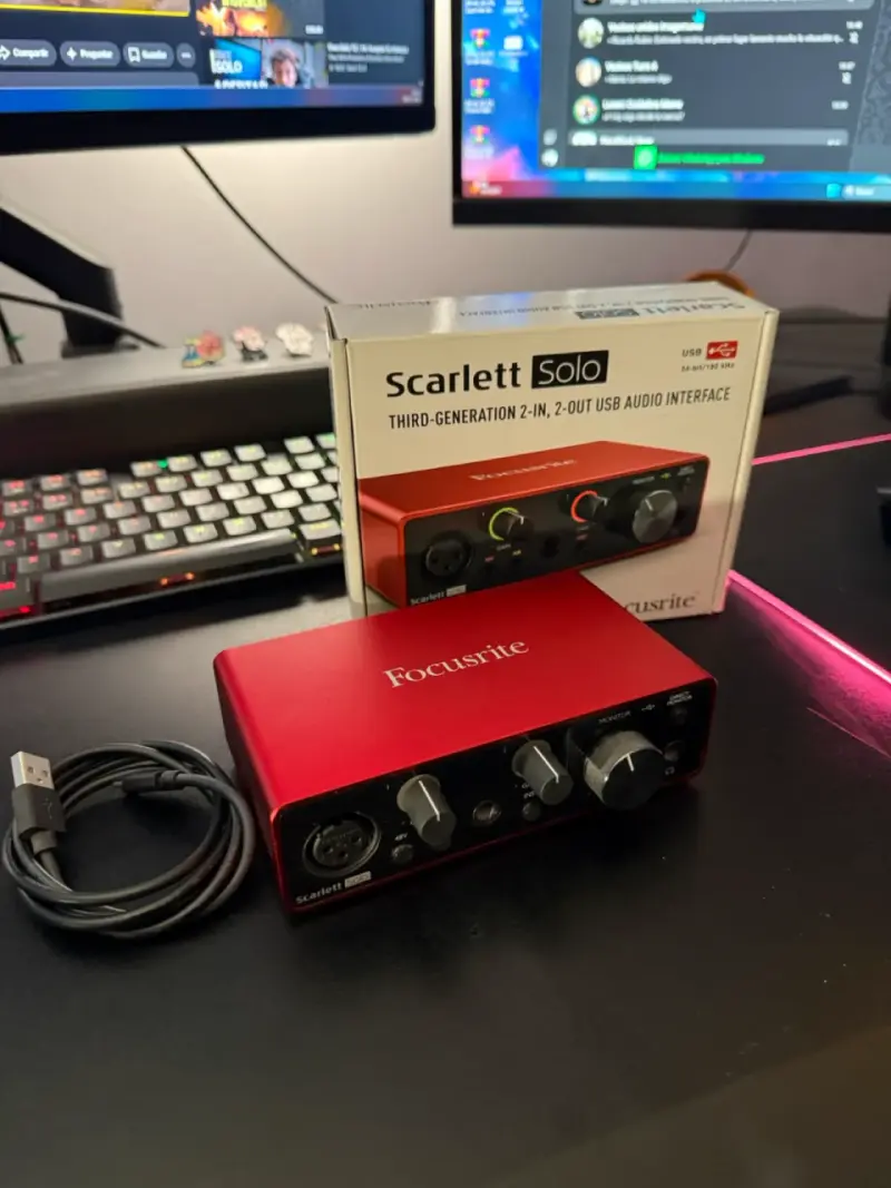 Focusrite Scarlett Solo 3ra Generación - 3