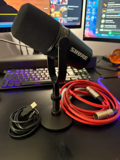 Microfono Shure MV7 USB/XLR - miniatura 1