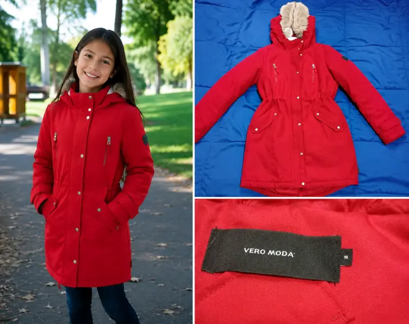 Abrigo rojo Vero Moda para niña/mujer Talla S/M
