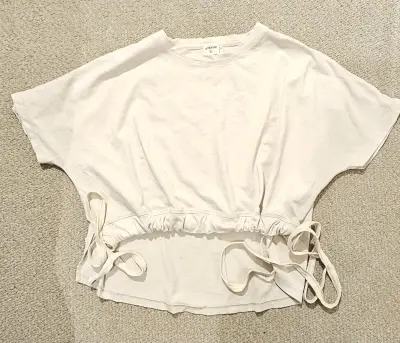 Umbrale Polera blanca con lazos laterales Umbro - miniatura 1