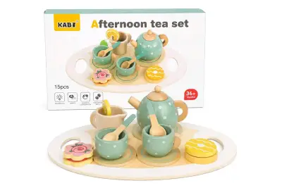 Set de té de juguete Kabi para niños - miniatura 1