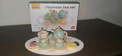 Set de té de juguete Kabi para niños - miniatura 3
