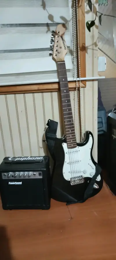 Guitarra eléctrica Daman con amplificador Epiphone - miniatura 1
