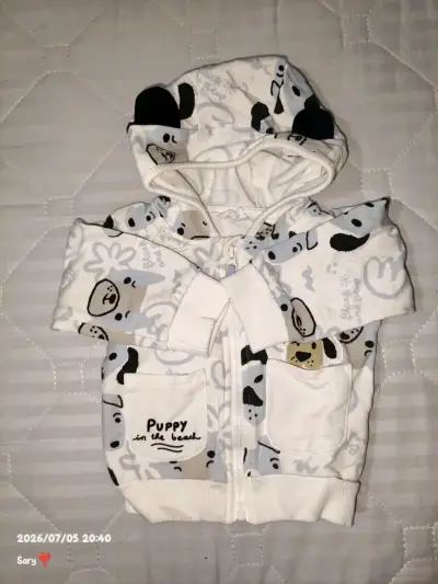 Conjunto infantil con diseño de perritos - miniatura 3