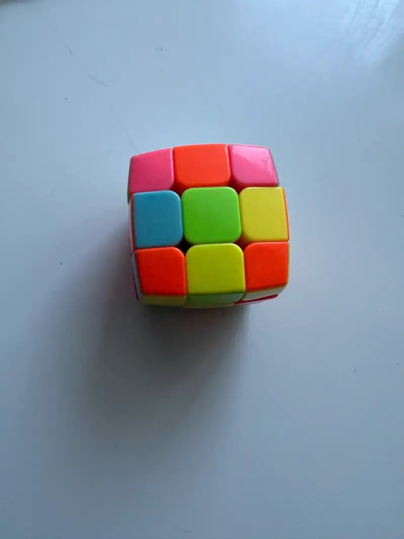 Cubo Rubik 3x3 colores neón