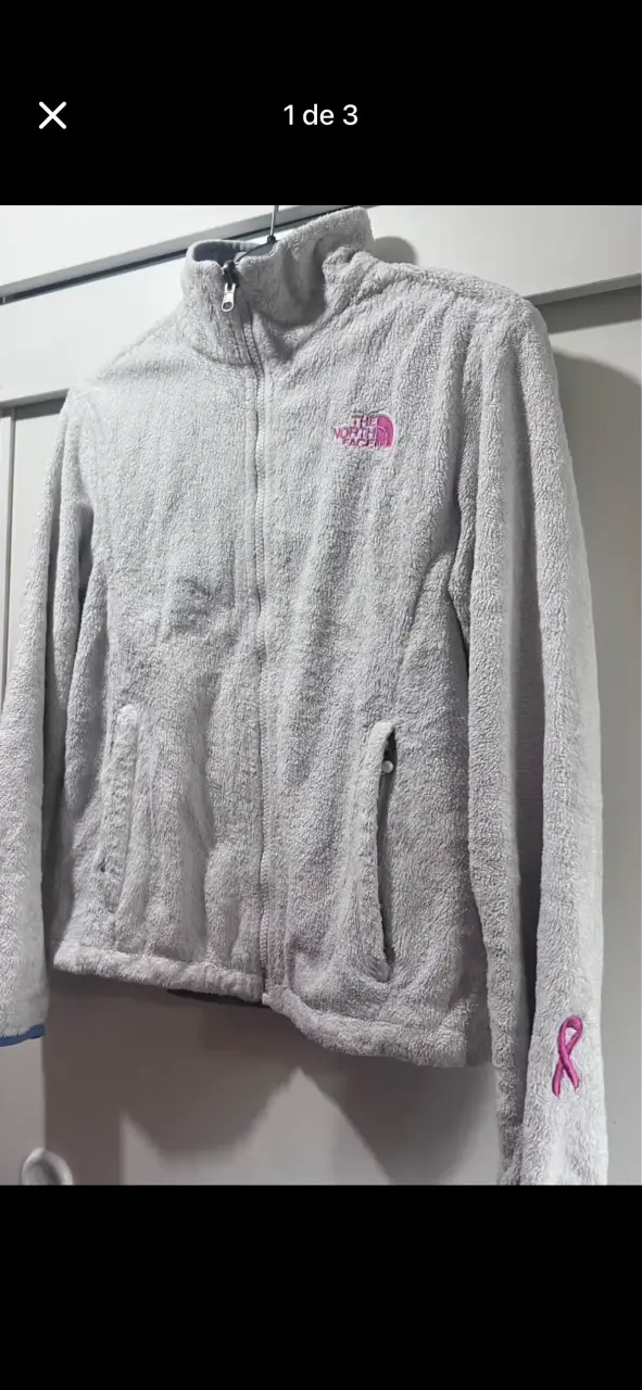 Chaqueta polar gris The North Face - 1