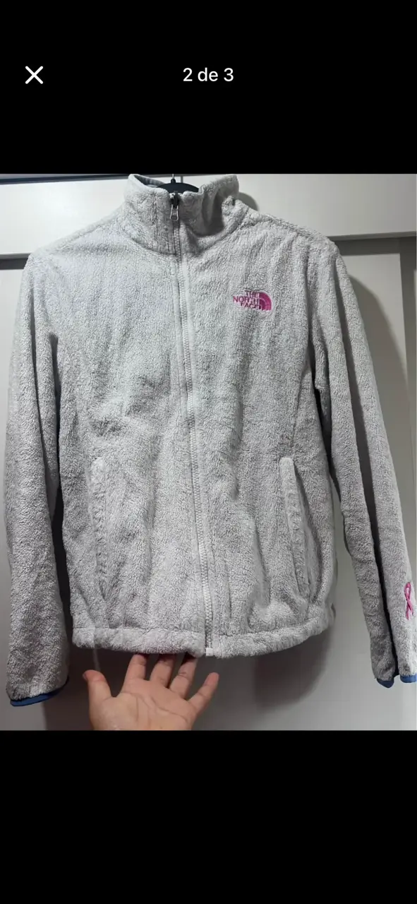 Chaqueta polar gris The North Face - 2