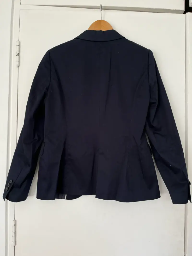 Blazer azul marino Zara Basic para mujer - 3