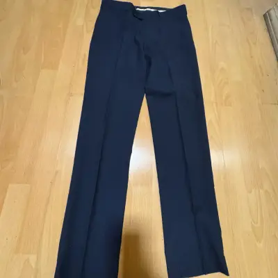 Pantalones de vestir azul marino para hombre - miniatura 3