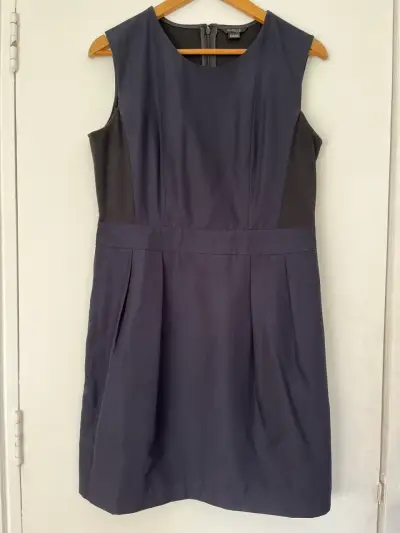 Vestido sin mangas azul marino Marquis - miniatura 1