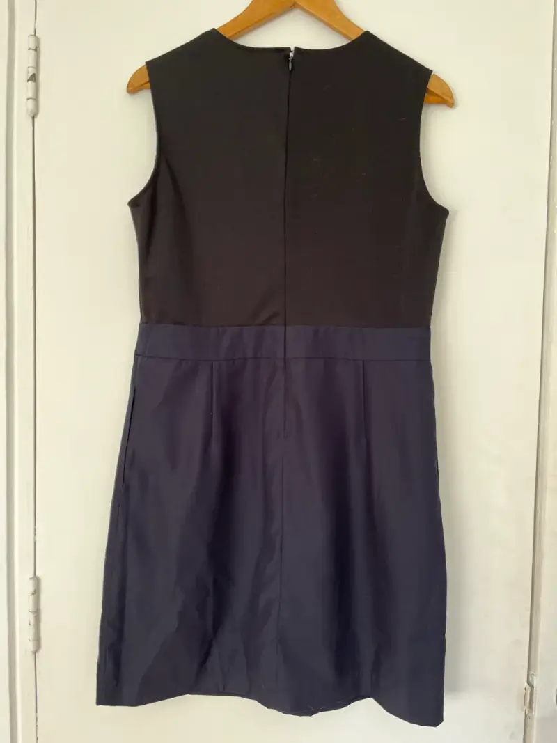 Vestido sin mangas azul marino Marquis - 2