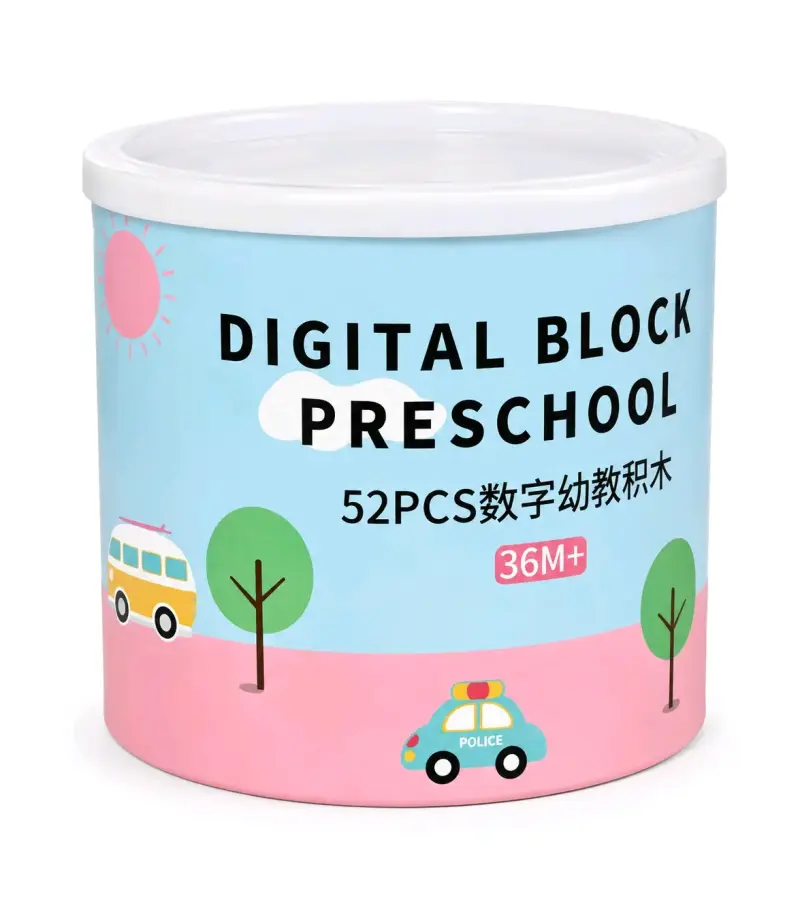 Bloques educativos preescolares 52 piezas