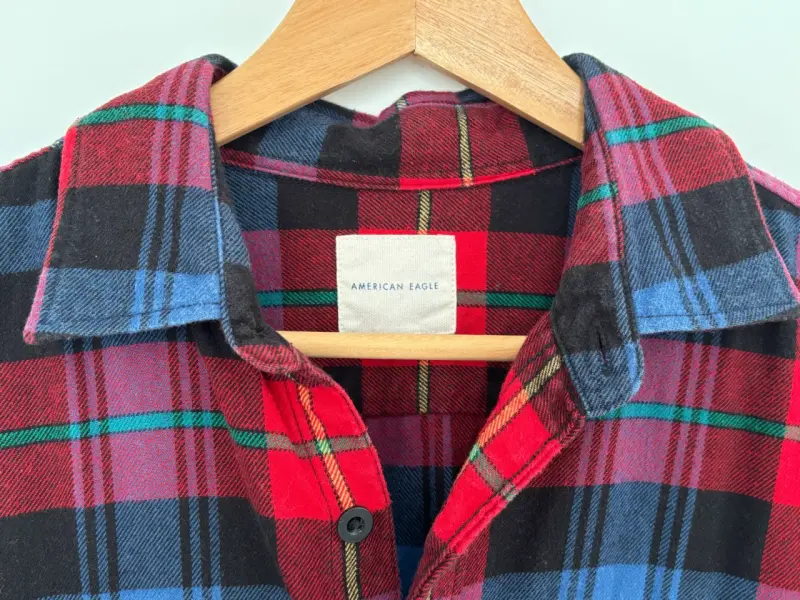 Camisa Cuadros Talla M - 3