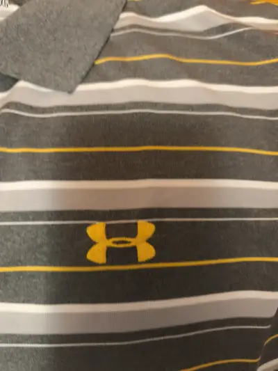 Polera  rayada Under Armour gris - miniatura 3
