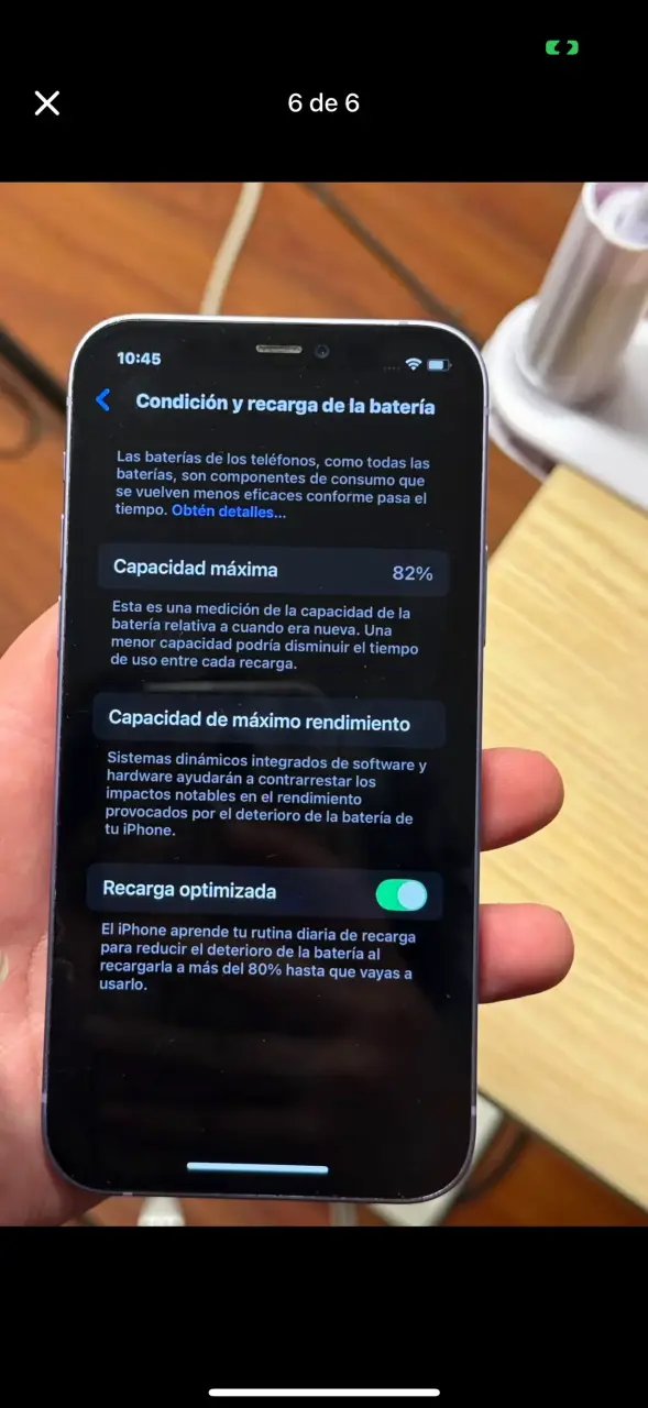 iPhone 12 morado en excelente estado - 6