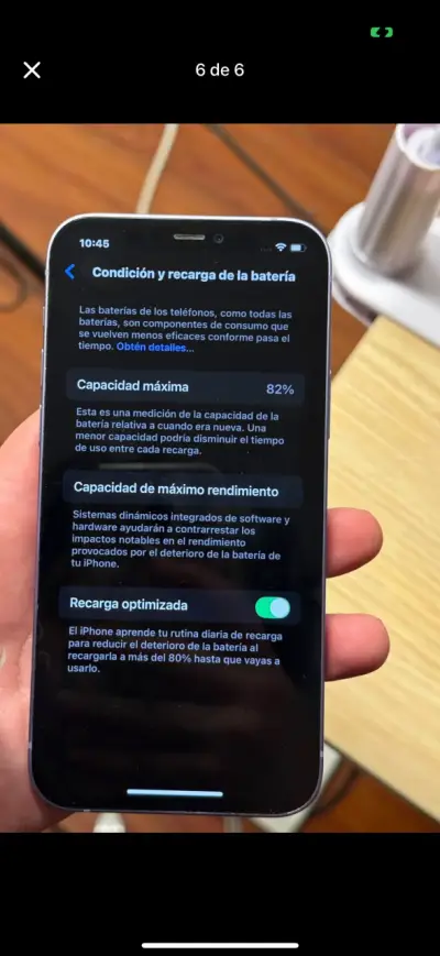 iPhone 12 morado en excelente estado - miniatura 6