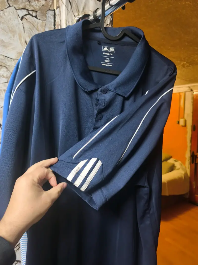 Polera deportiva Adidas azul marino - 2
