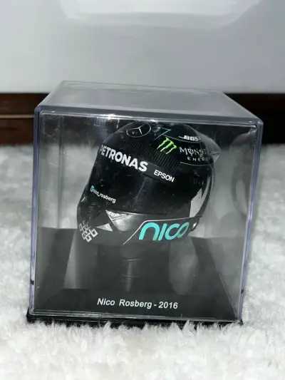 Mini casco de colección Nico Rosberg 2016 - miniatura 1