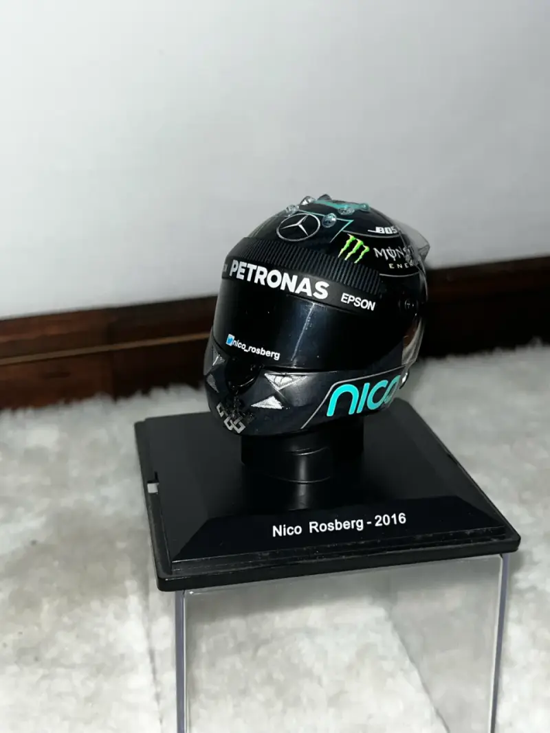 Mini casco de colección Nico Rosberg 2016 - 2