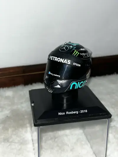Mini casco de colección Nico Rosberg 2016 - miniatura 2