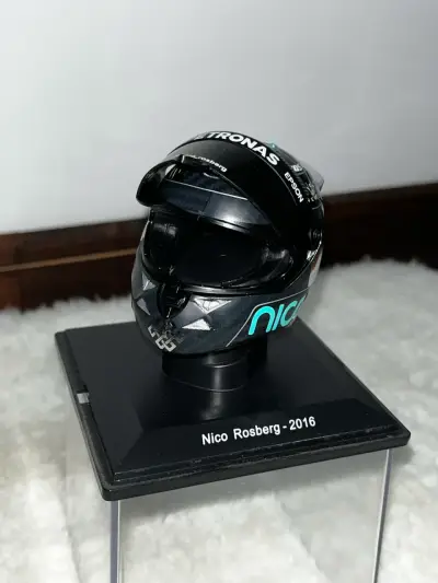 Mini casco de colección Nico Rosberg 2016 - miniatura 3