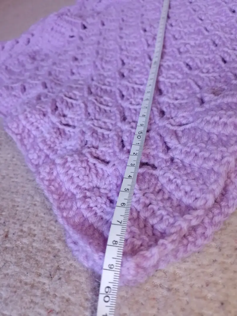 Juego de poncho y boina tejido a crochet - 3