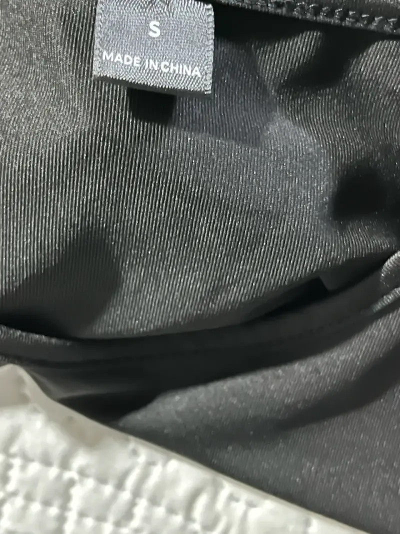 Polera manga larga negra para mujer - 2