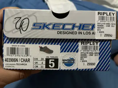 Zapatillas Skechers para niños color negro - miniatura 4