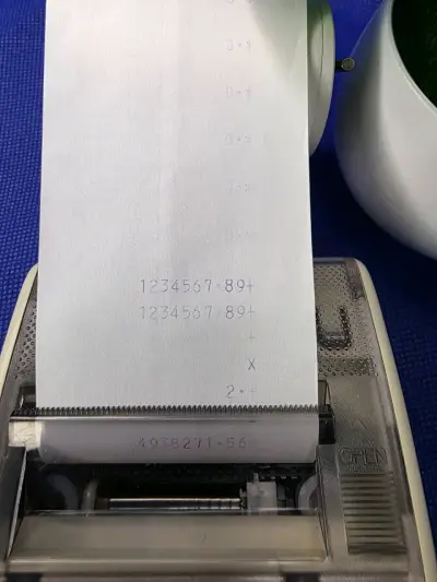 Calculadora con impresora Sharp EL-1611H - miniatura 2