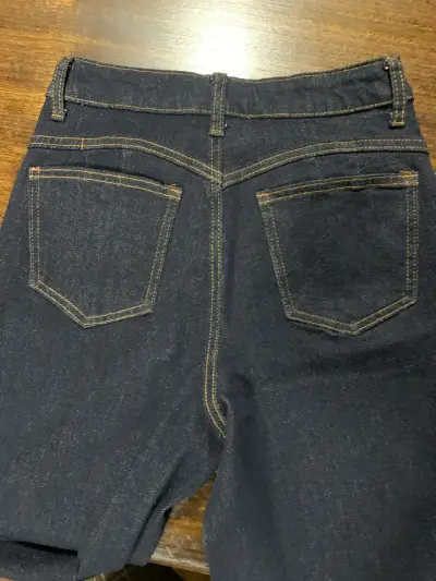 Jeans azul oscuro F&D para mujer - miniatura 2