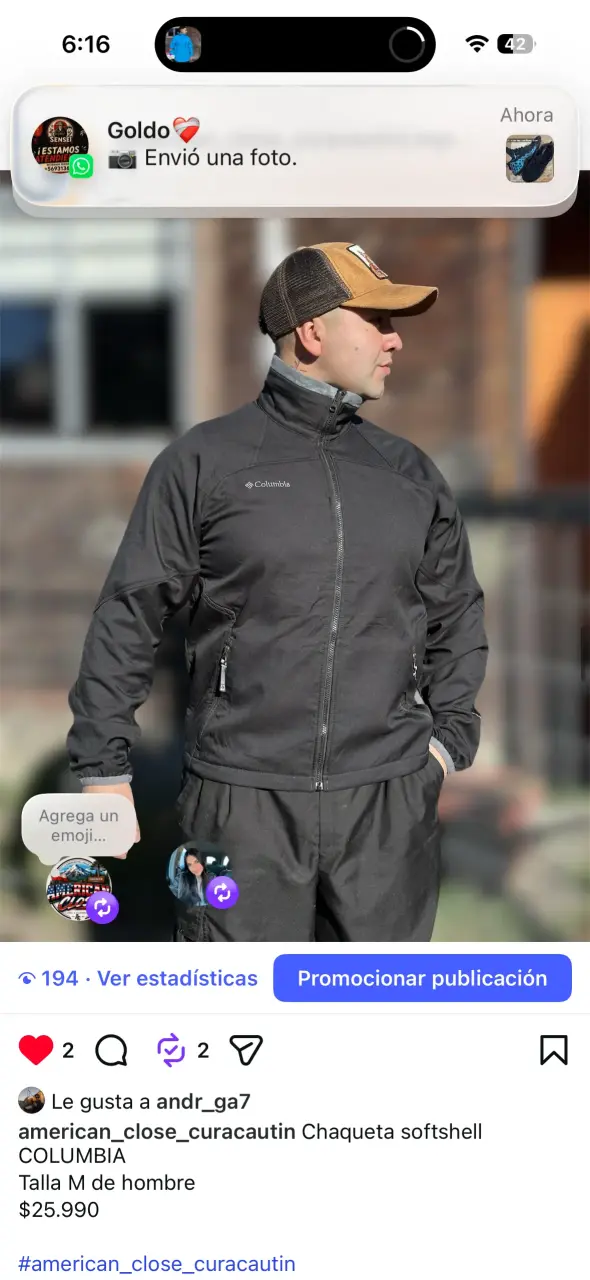 Chaqueta softshell Columbia negra para hombre