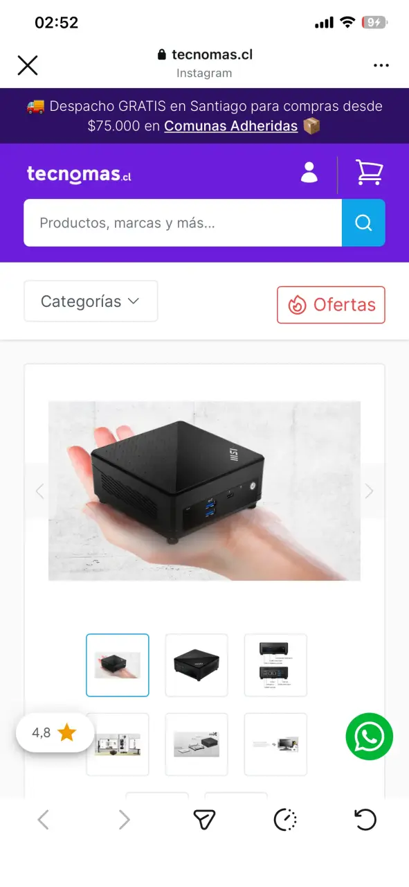 Mini PC MSI Cubi 5 para productividad - 4