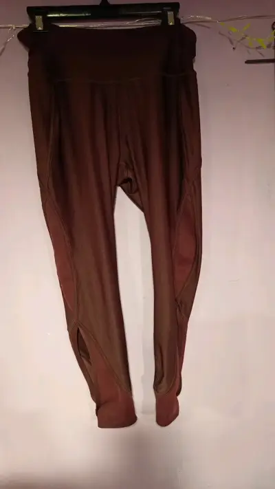 Leggings deportivos marrones para mujer - miniatura 1