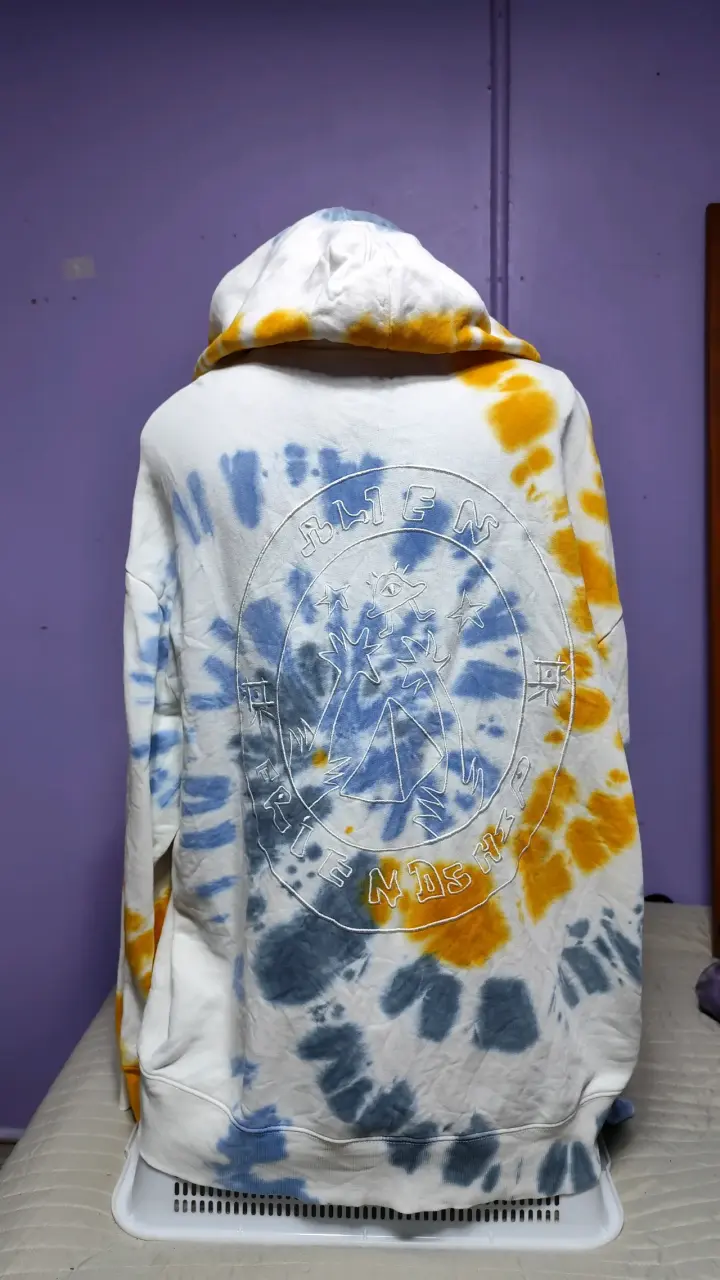 Polerón tie-dye con capucha unisex - 2