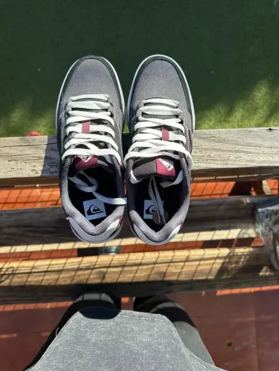 Zapatillas Quiksilver gris y negro - miniatura 4