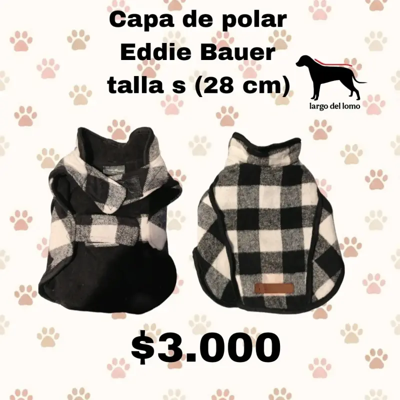 Capa de polar para perro Eddie Bauer