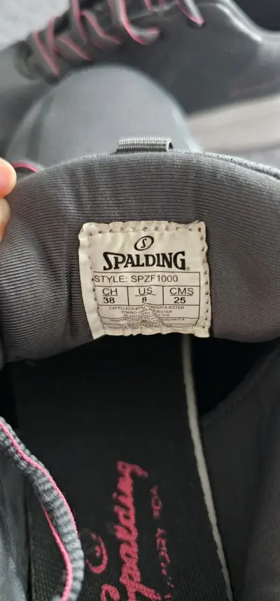 Zapatillas deportivas Spalding gris oscuro N°38 - miniatura 3