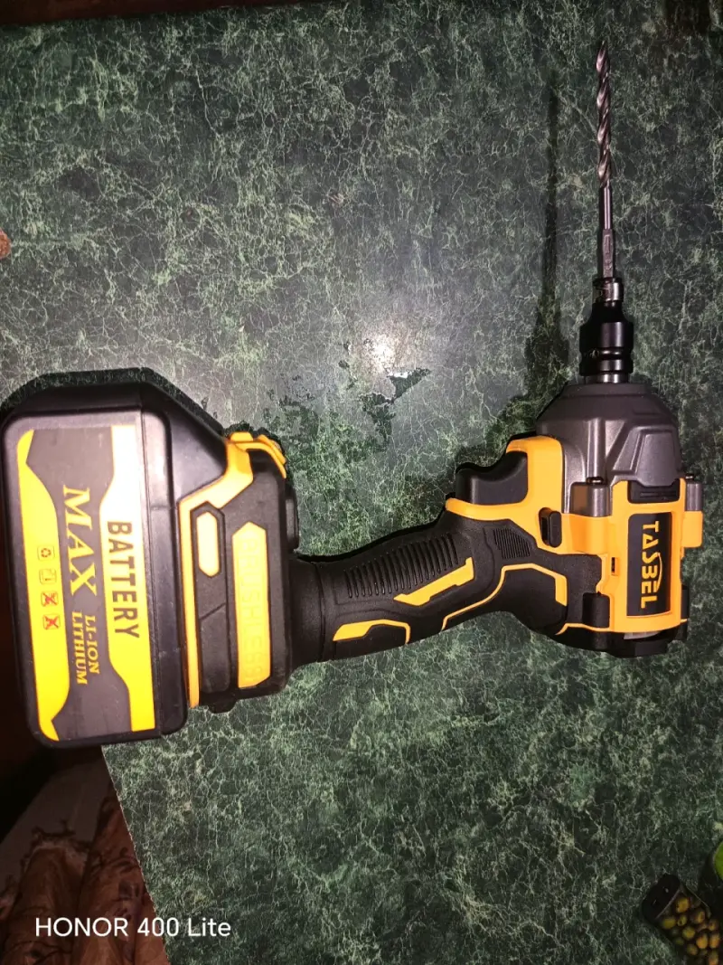 Taladro de impacto con accesorio,2bateria+cargador - 3