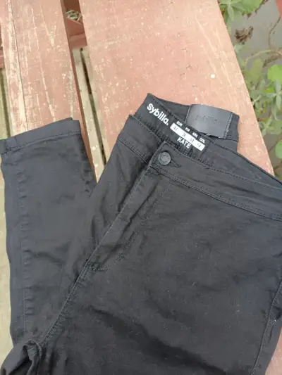 Jeans negros Sybilla Kate talla 44 - miniatura 1