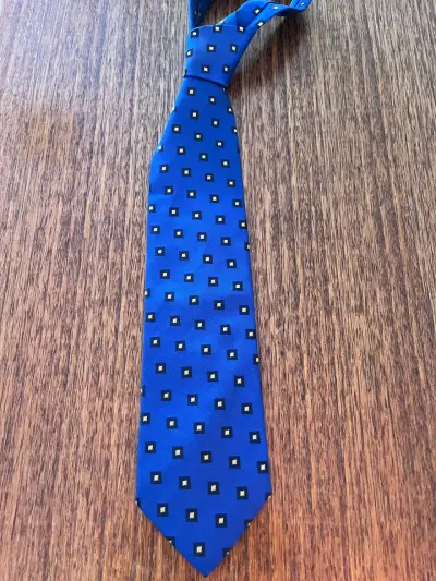 Corbata azul Harris & Frank - miniatura 1