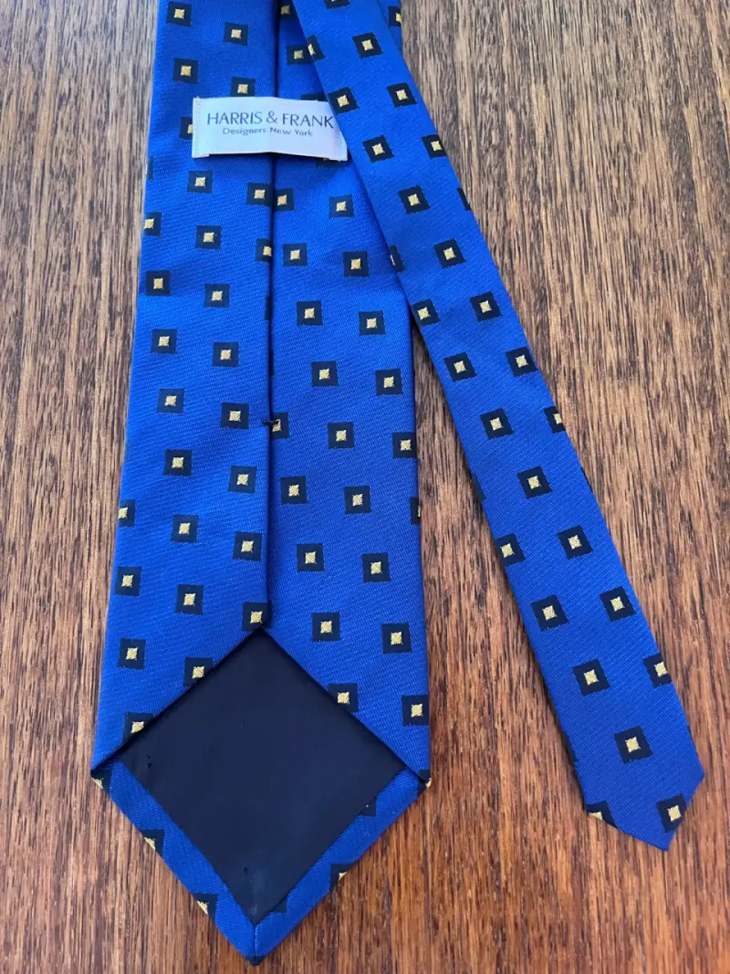 Corbata azul Harris & Frank - 3