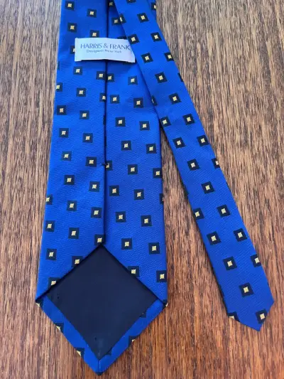 Corbata azul Harris & Frank - miniatura 3