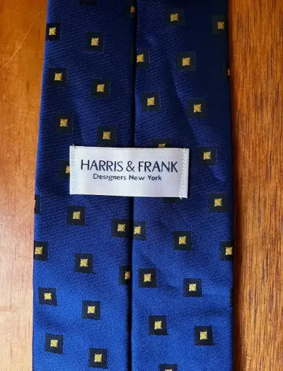 Corbata azul Harris & Frank - miniatura 5