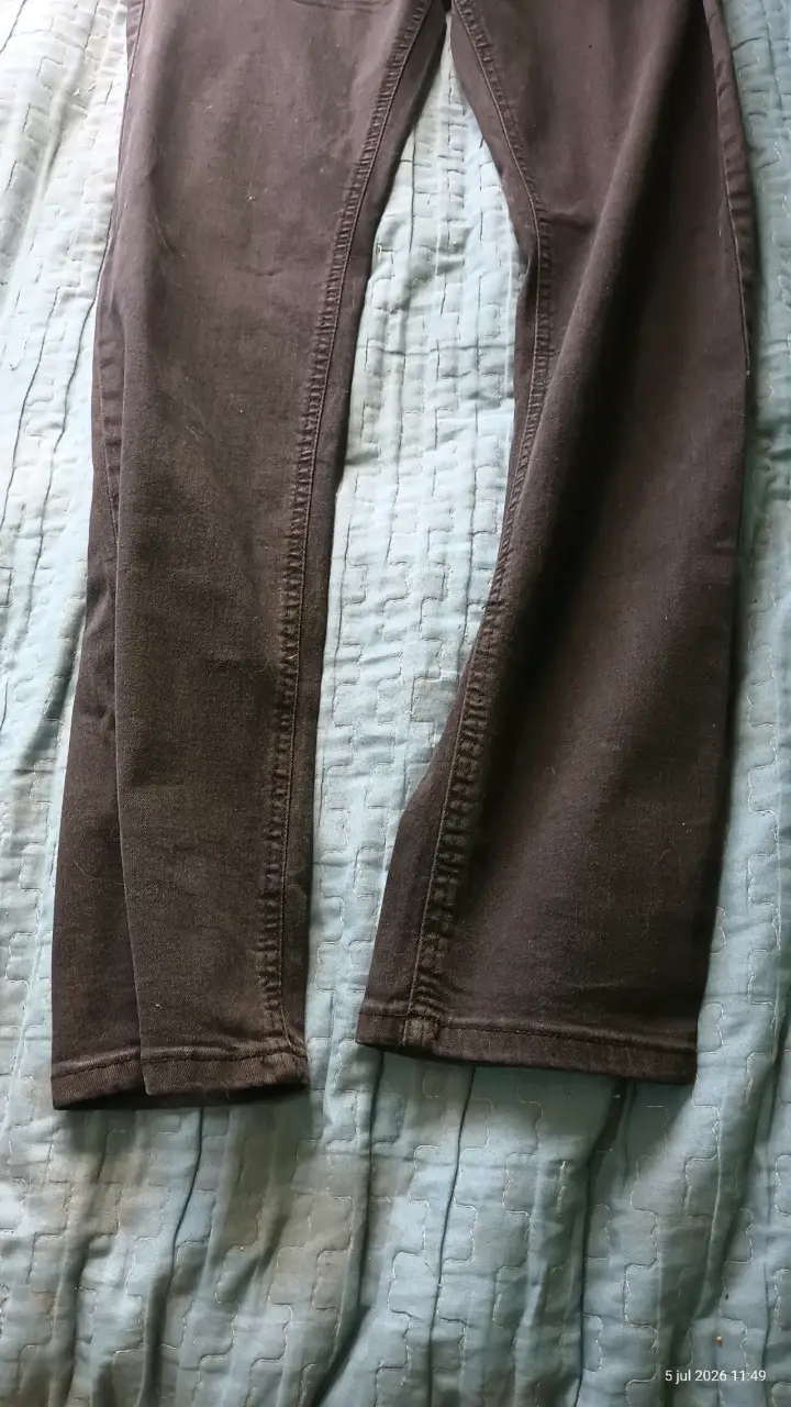Jeans slim negros talla 40 para hombre - 2