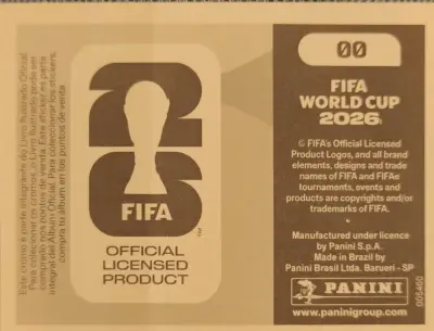 Lámina 00 Álbum de fútbol Panini - miniatura 2