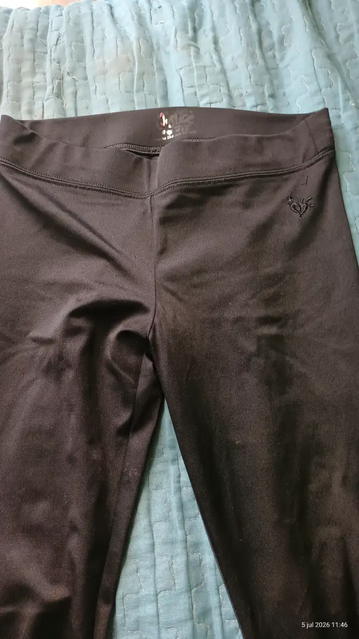 Leggings deportivos negros de mujer - 1