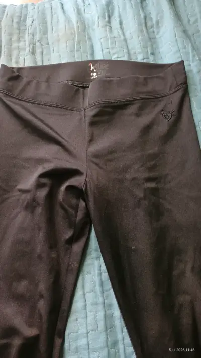 Leggings deportivos negros de mujer - miniatura 1