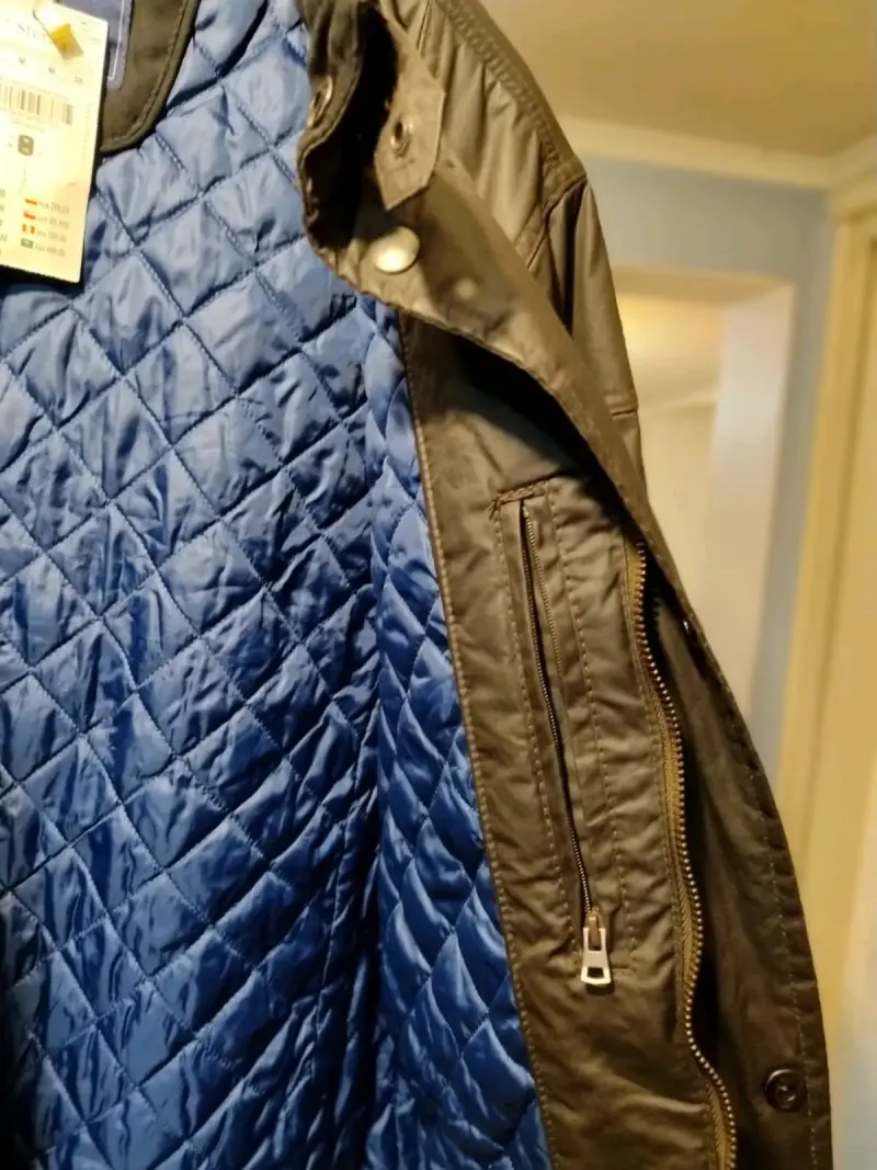 Chaqueta de hombre cafe con bolsillos - 6
