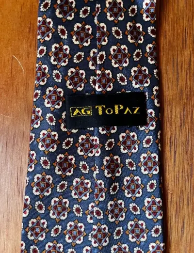 Corbata azul AG Topaz - miniatura 6