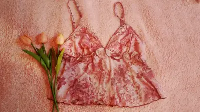 Top tipo Babydoll rosado - miniatura 1